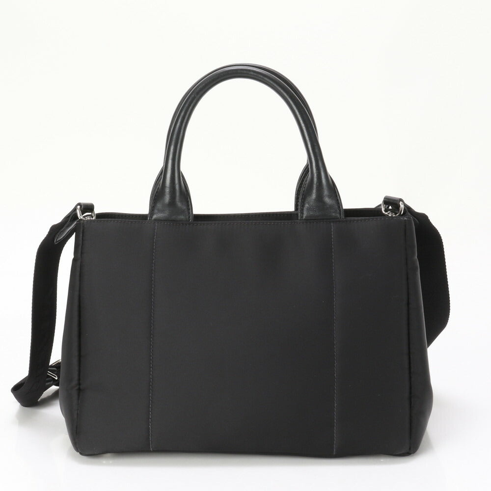 極美品 プラダ ギャランティ付 テスート ナイロン レザー 2WAY ショルダーバッグ 1BG364 斜め掛け ハンド トート レディース EEE AW1-4