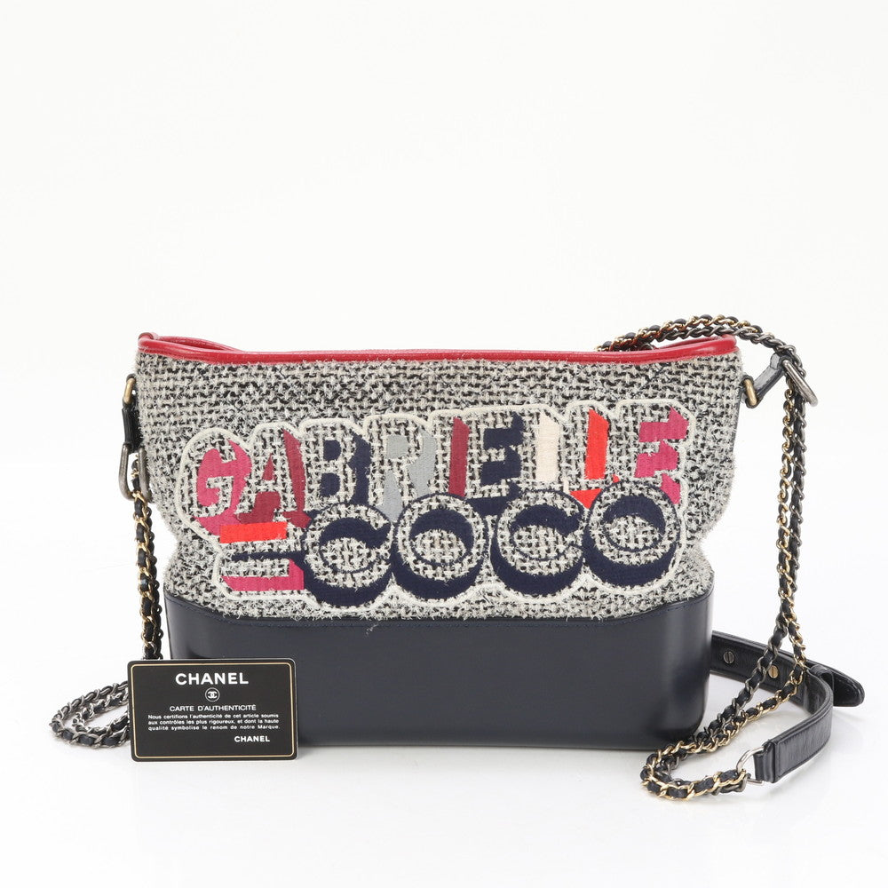 新品同様 シャネル ギャランティ シリアル付 ガブリエル ドゥ シャネル レザー 2WAY ショルダーバッグ 斜め掛け レディース EEE BG10-2