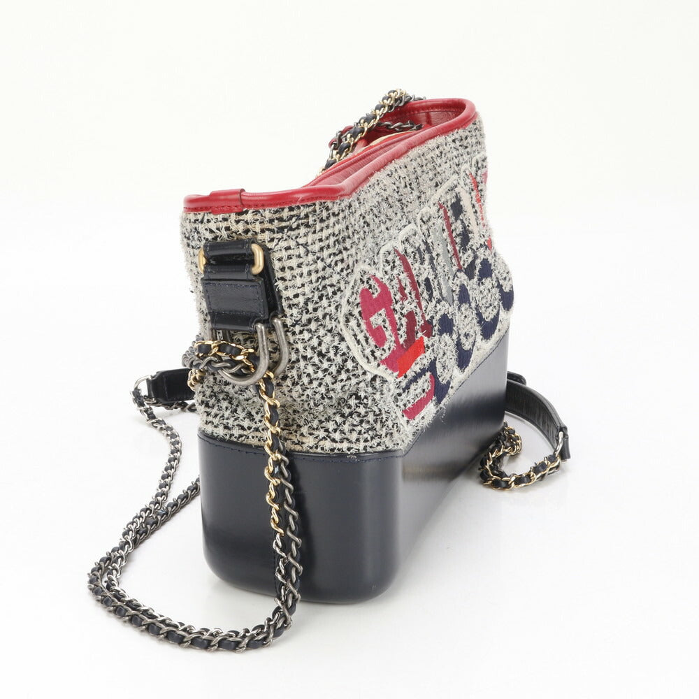 新品同様 シャネル ギャランティ シリアル付 ガブリエル ドゥ シャネル レザー 2WAY ショルダーバッグ 斜め掛け レディース EEE BG10-2