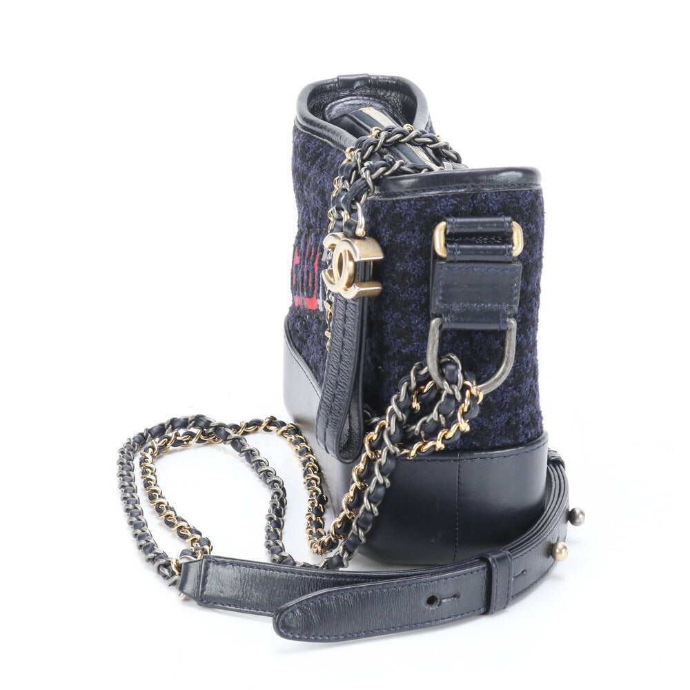 新品同様 シャネル シリアルシール付 ガブリエル ドゥ シャネル レザー 2WAY ショルダーバッグ 斜め掛け レディース ENE BH18-3