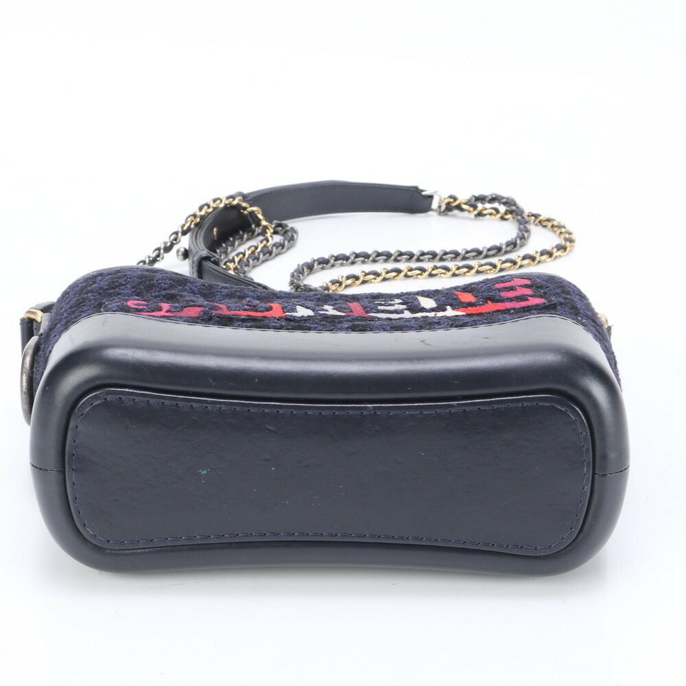 新品同様 シャネル シリアルシール付 ガブリエル ドゥ シャネル レザー 2WAY ショルダーバッグ 斜め掛け レディース ENE BH18-3