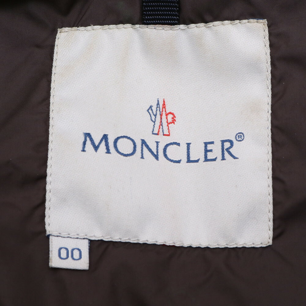 美品 モンクレール バレンタイン ウエストシェイプ ダウンジャケット コート 00 フード 付 アウター 上着 49353レディース MRM BL14-10