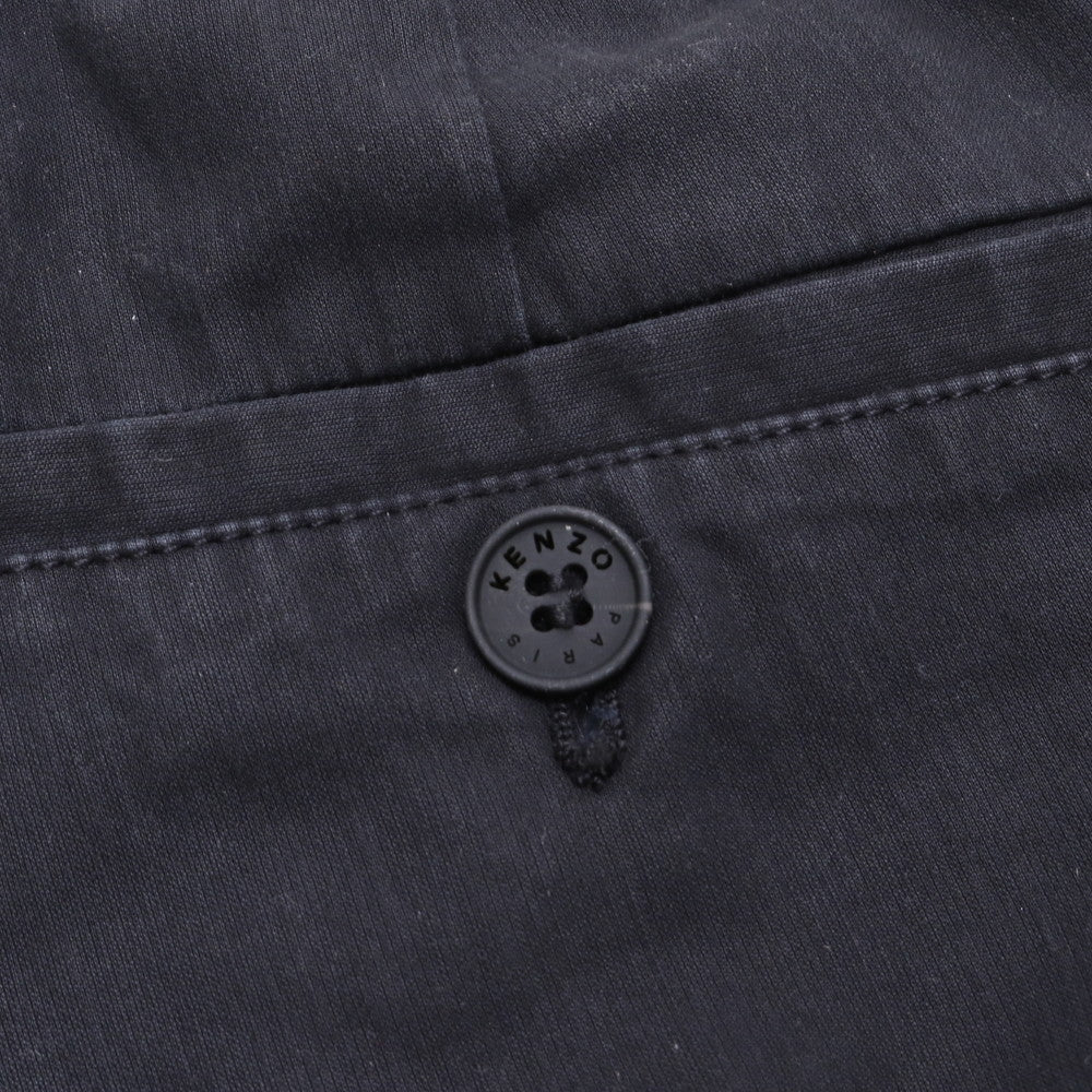 美品 KENZO ケンゾー ストレート パンツ ファッション ボトムス ズボン アパレル 洋服 ブラック メンズ EUE BQ11-4