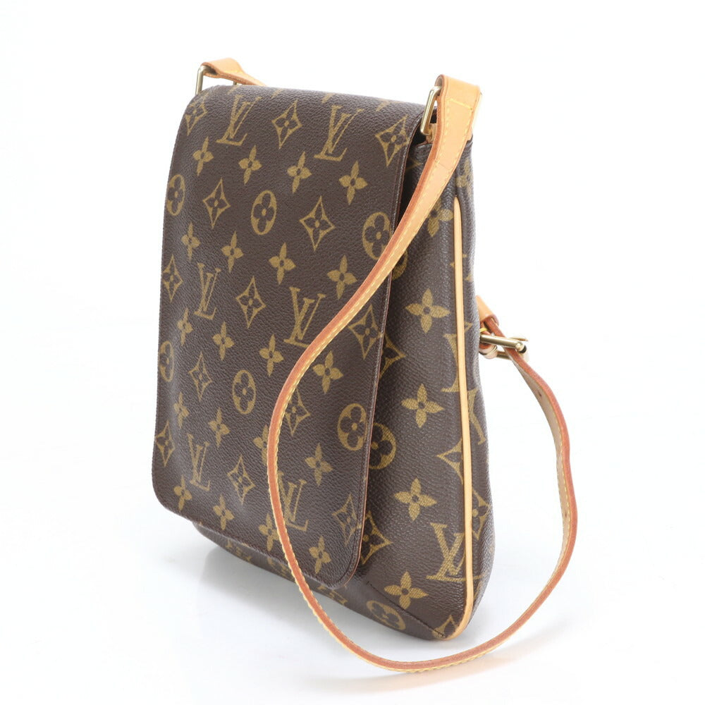 新品同様 ルイヴィトン モノグラム ミュゼット サルサ M51258 レザー ショルダーバッグ 肩掛け ハンド レディース RRM CE22-4
