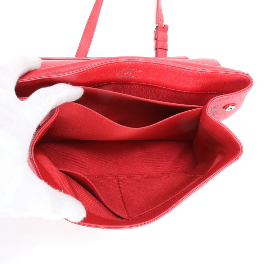 美品 ルイヴィトン ロックミー 2 ルビー M50363 レザー 2WAY ショルダーバッグ 斜め掛け ハンド トート レディース MMM BQ24-1