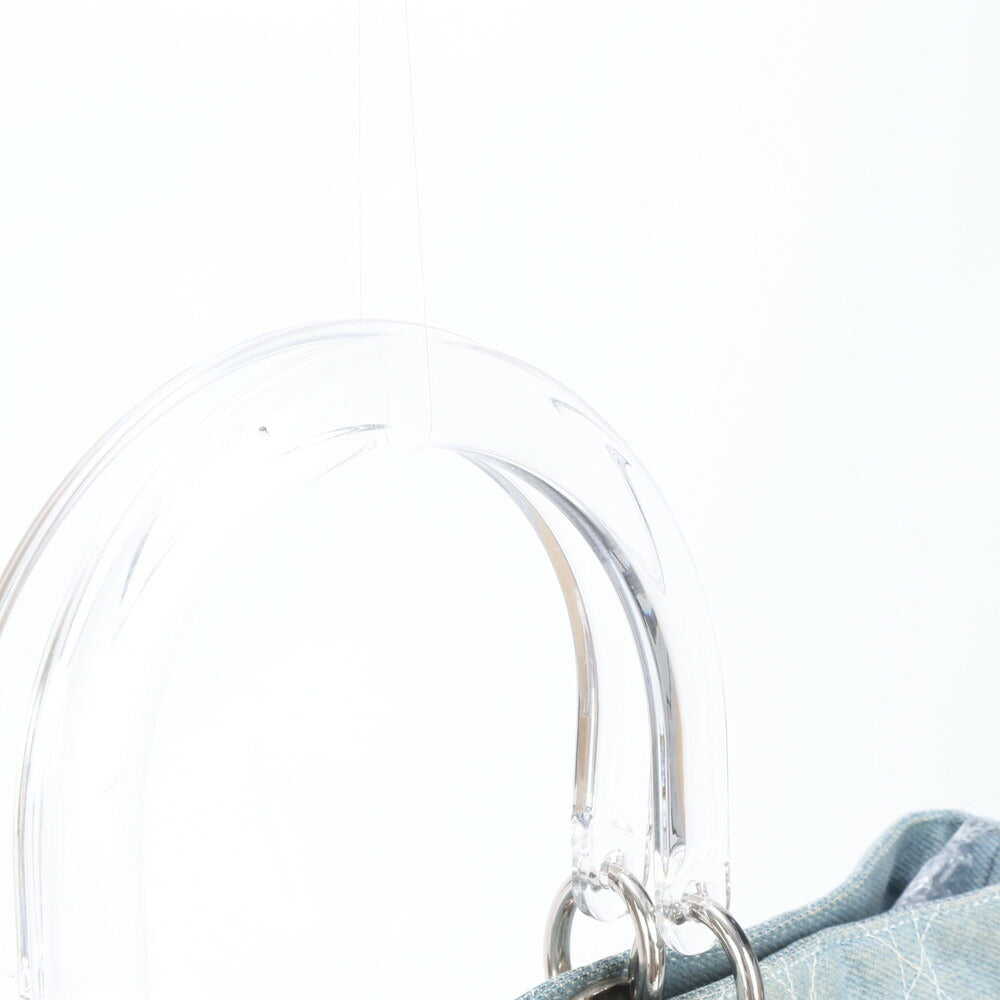 ディオール ギャランティカード カナージュ レディディオール デニム 2WAY トート バッグ 斜め掛け ショルダー レディース RRE BR3-1