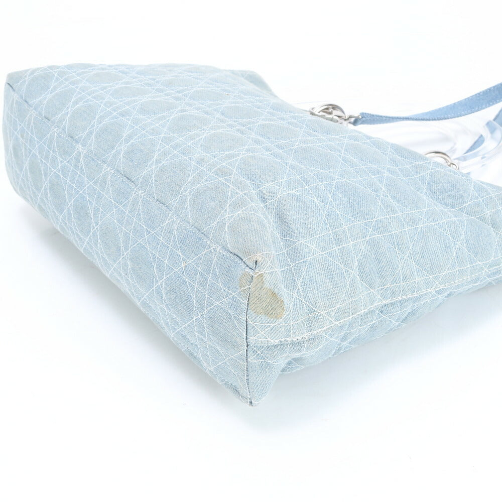 ディオール ギャランティカード カナージュ レディディオール デニム 2WAY トート バッグ 斜め掛け ショルダー レディース RRE BR3-1