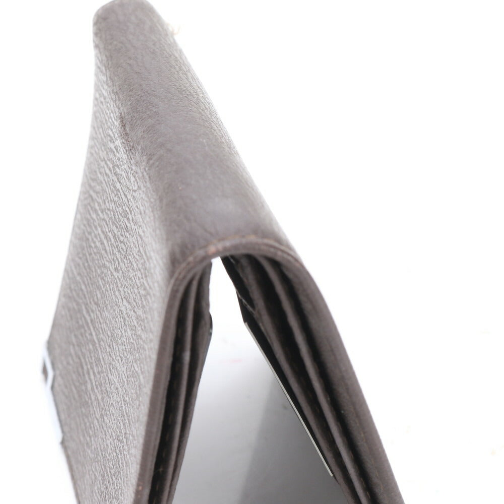 ダンヒル ギャランティカード付 レザー 二つ折り 財布 長財布 コンパクト ウォレット ブラウン ラウンドファスナー メンズ EUE BR8-2