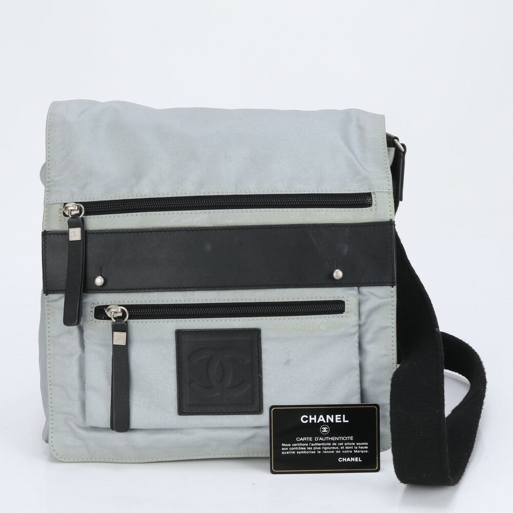 シャネル ギャランティカード シリアルシール付 スポーツ レザー ショルダーバッグ 斜め掛け メッセンジャー 通勤 メンズ EEE BV5-7