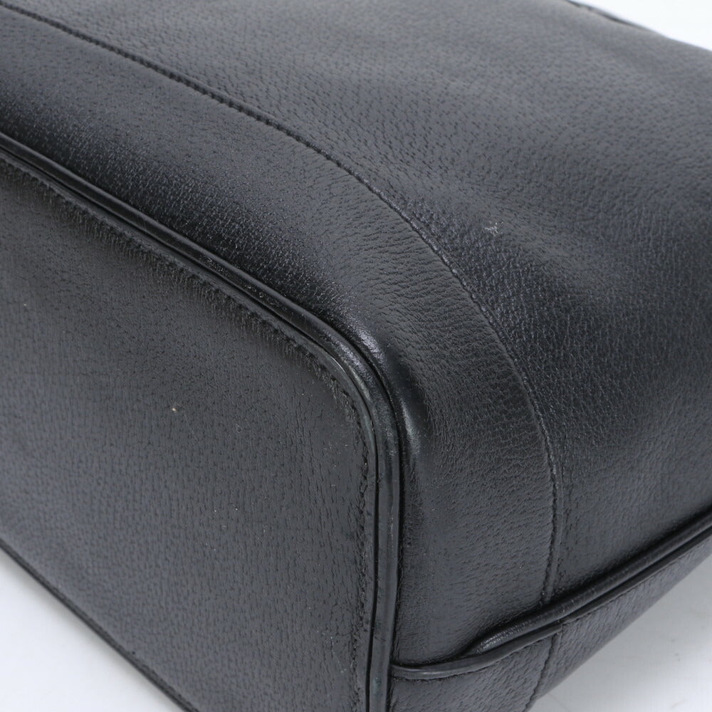 極美品 グッチ GGマーモント 739730 レザー 2WAY トート バッグ 肩掛け ショルダー ハンド ブラック 黒 A4 レディース RRM BV8-7