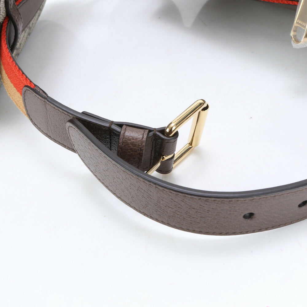 未使用 グッチ GGスプリーム ブロンディ ミニ ベルトバッグ 702614 バッグ レザー ウエスト ポーチ メンズ レディース RRM BV8-10