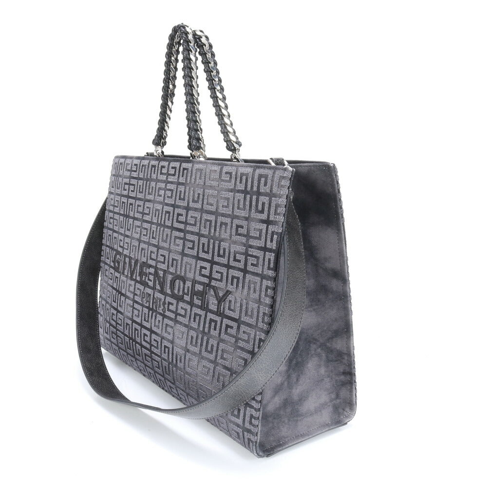 新品同様 ジバンシー G トート ミディアム レザー 2WAY ショルダー バッグ チェーン 肩掛け ハンド A4 レディース EEE BW10-1