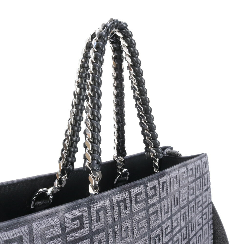 新品同様 ジバンシー G トート ミディアム レザー 2WAY ショルダー バッグ チェーン 肩掛け ハンド A4 レディース EEE BW10-1