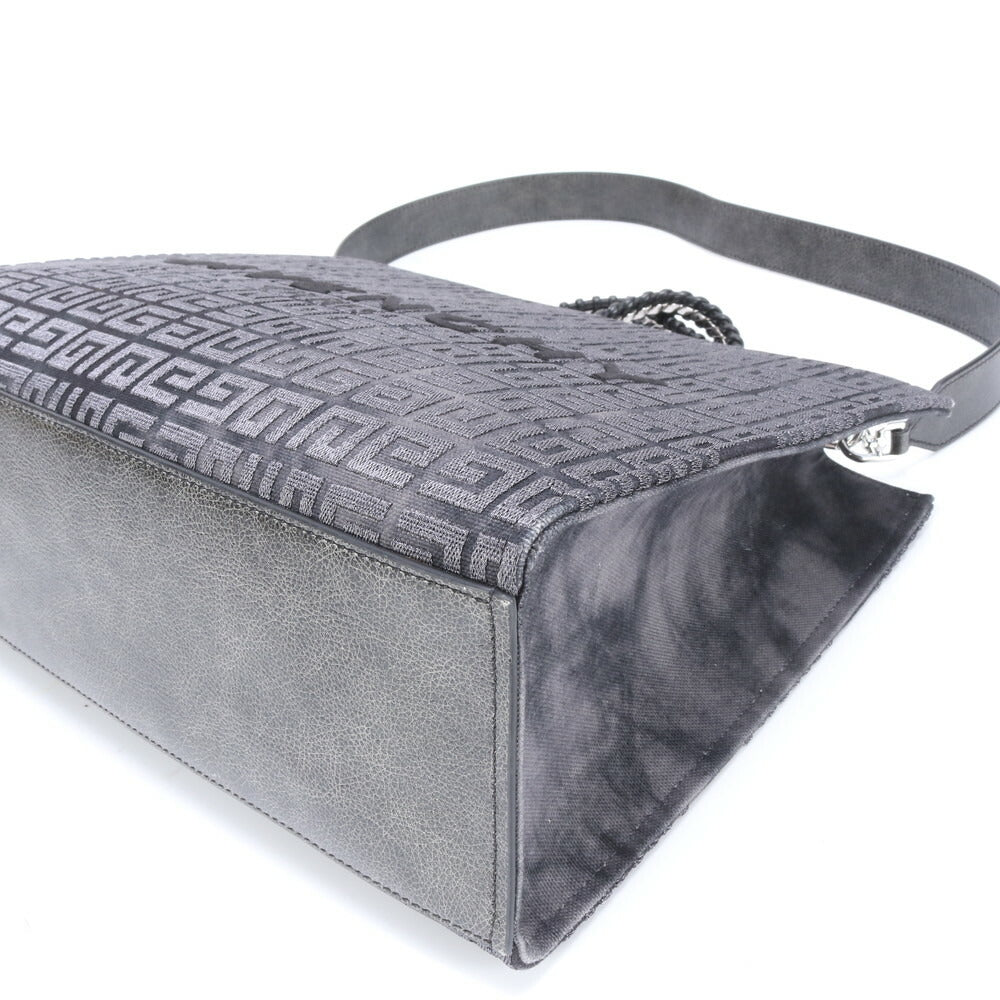 新品同様 ジバンシー G トート ミディアム レザー 2WAY ショルダー バッグ チェーン 肩掛け ハンド A4 レディース EEE BW10-1