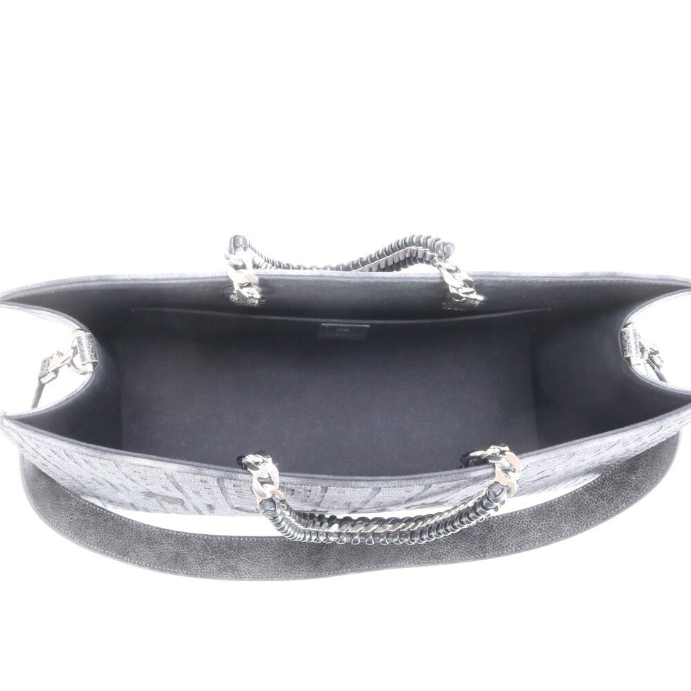 新品同様 ジバンシー G トート ミディアム レザー 2WAY ショルダー バッグ チェーン 肩掛け ハンド A4 レディース EEE BW10-1