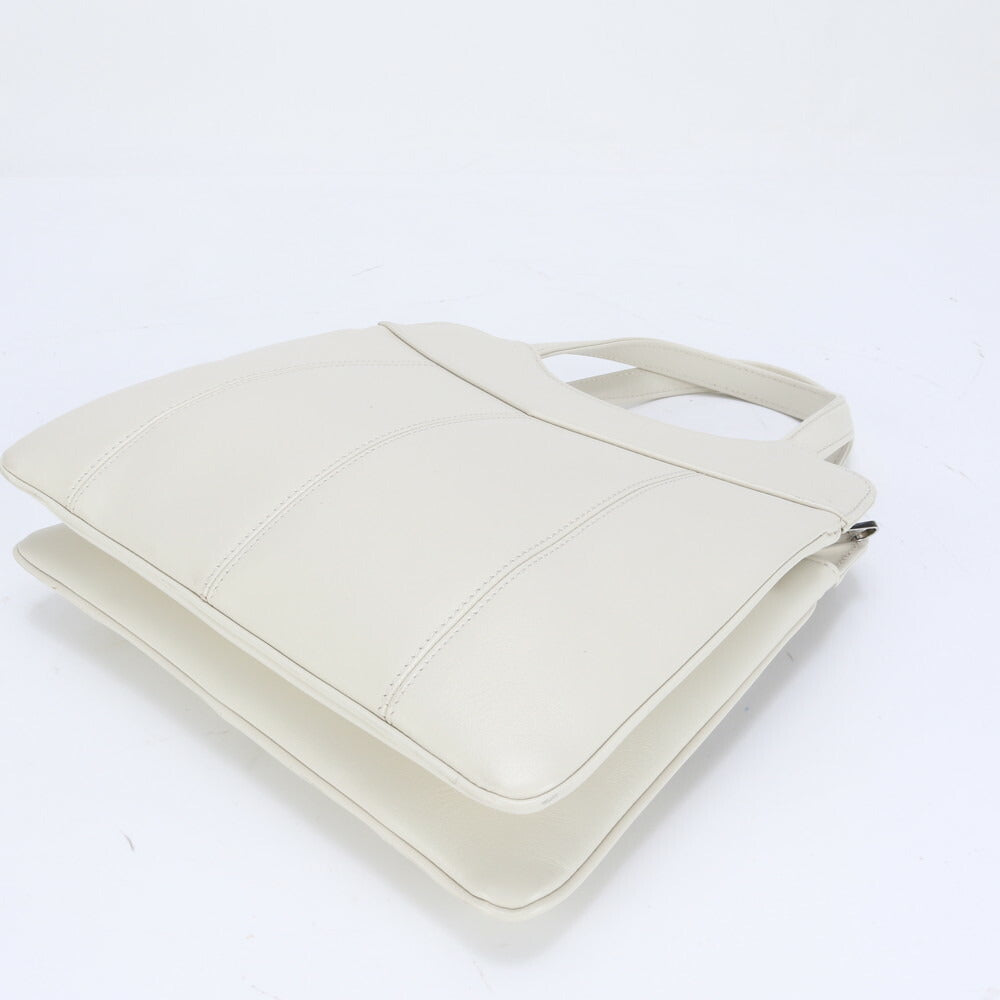 新品同様 グッチ GG シルバー チェーン ショルダー レザー 2WAY トート バッグ 斜め掛け ハンド 745918 レディース EEE BW9-5