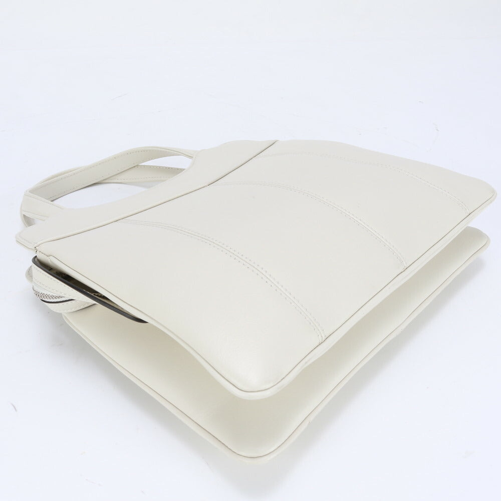 新品同様 グッチ GG シルバー チェーン ショルダー レザー 2WAY トート バッグ 斜め掛け ハンド 745918 レディース EEE BW9-5