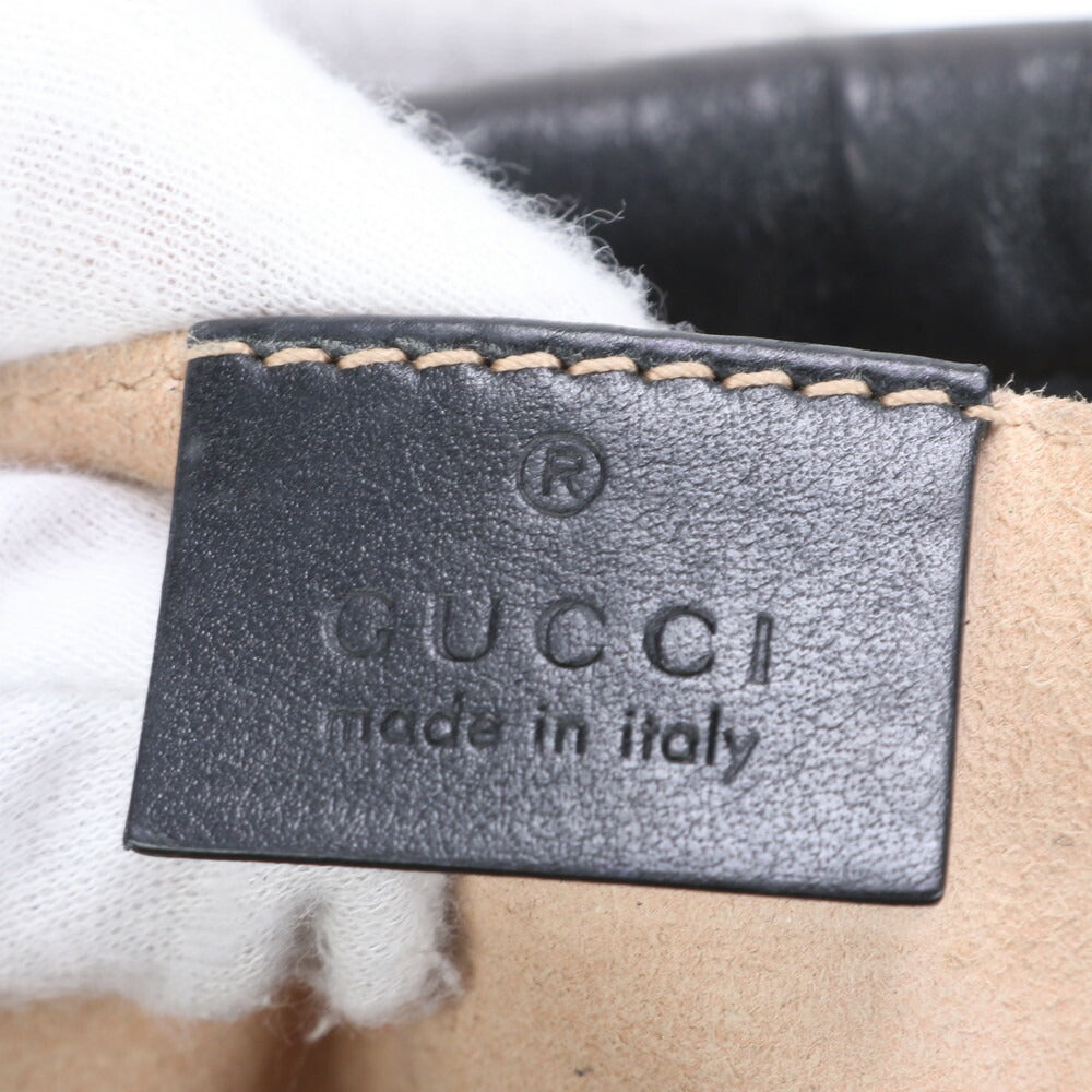 美品 グッチ GG マーモント キルティング レザー チェーン ショルダーバッグ 斜め掛け ハンド トート 447632 レディース ECE BX2-2