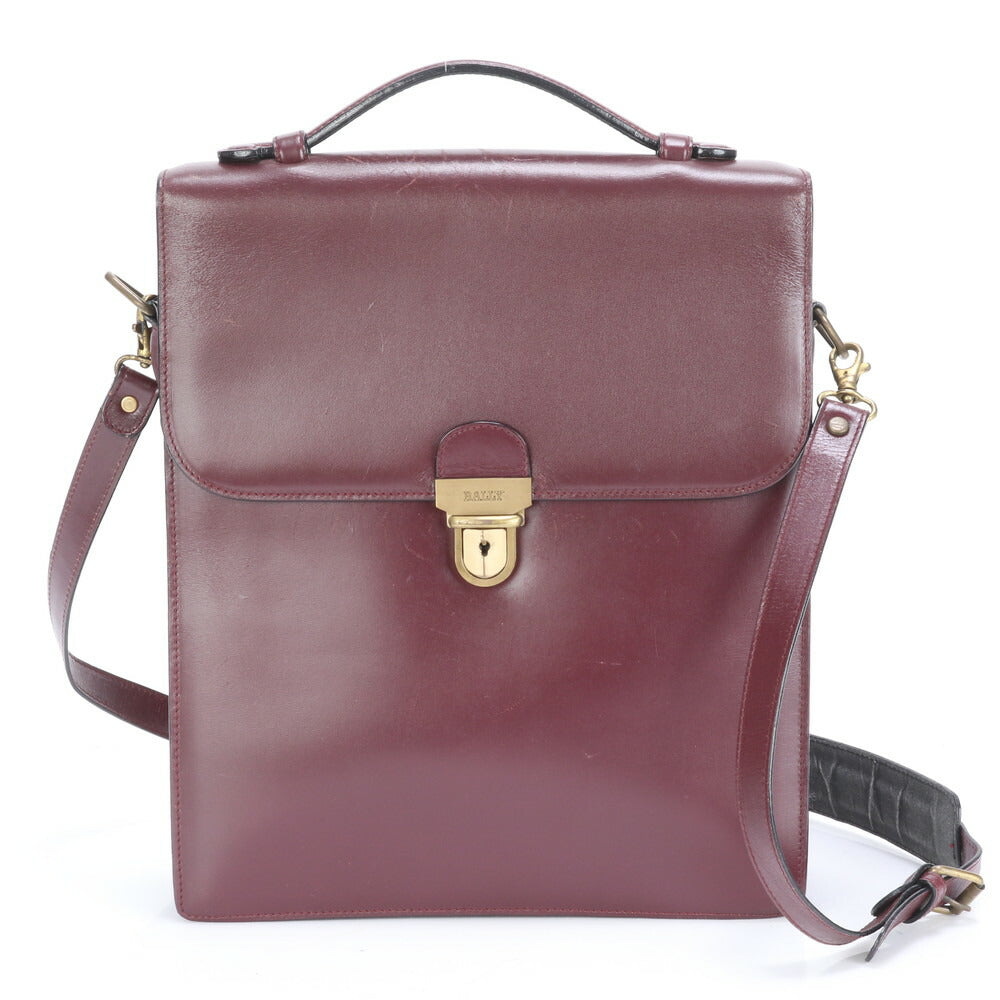 バリー レザー 2WAY ショルダーバッグ 斜め掛け クロスボディ ハンド トート A4 ゴールド 金具 レディース RRE BX3-2