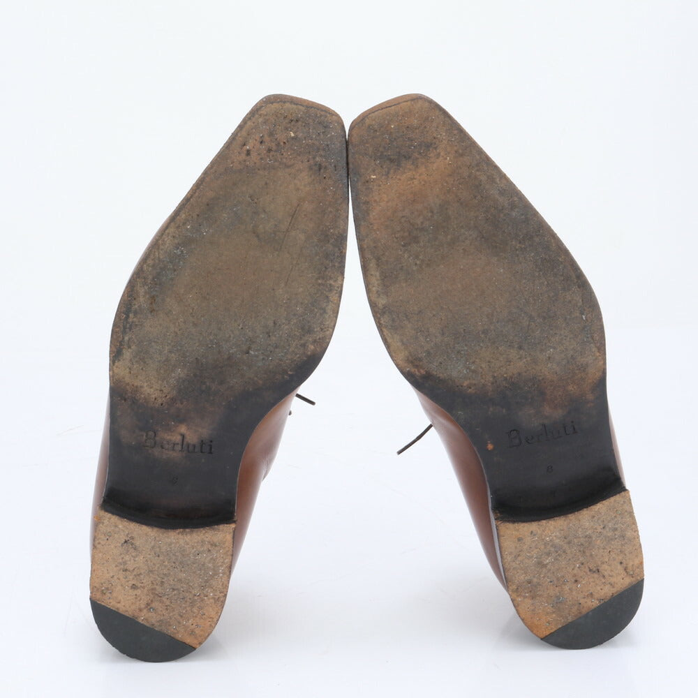 ベルルッティ レザー ビジネス シューズ レースアップ 靴 革靴 ローファー 紳士 8 26.5cm 相当 メンズ EEE BX12-9