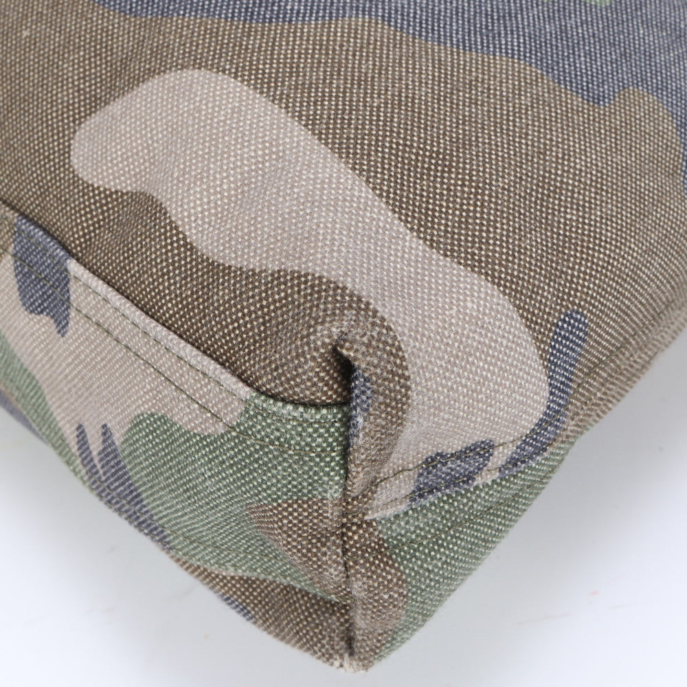 美品 ヴァレンティノ ガラヴァーニ カモフラージュ 迷彩 レザー 2WAY トート バッグ 斜め掛け ショルダー A4 メンズ EEE BX14-6