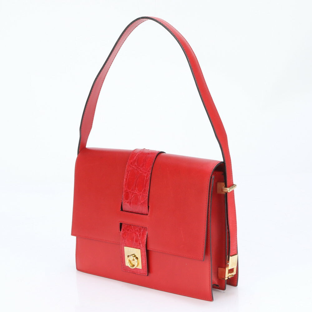 美品 ヴィンテージ セリーヌ レザー 2WAY ショルダーバッグ 肩掛け トート ハンド 本革 レディース RRM BY9-3