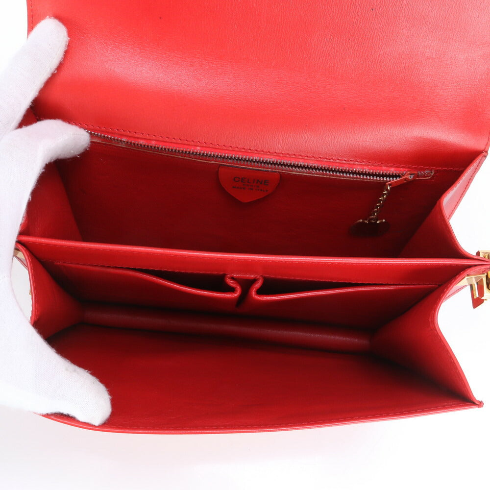 美品 ヴィンテージ セリーヌ レザー 2WAY ショルダーバッグ 肩掛け トート ハンド 本革 レディース RRM BY9-3