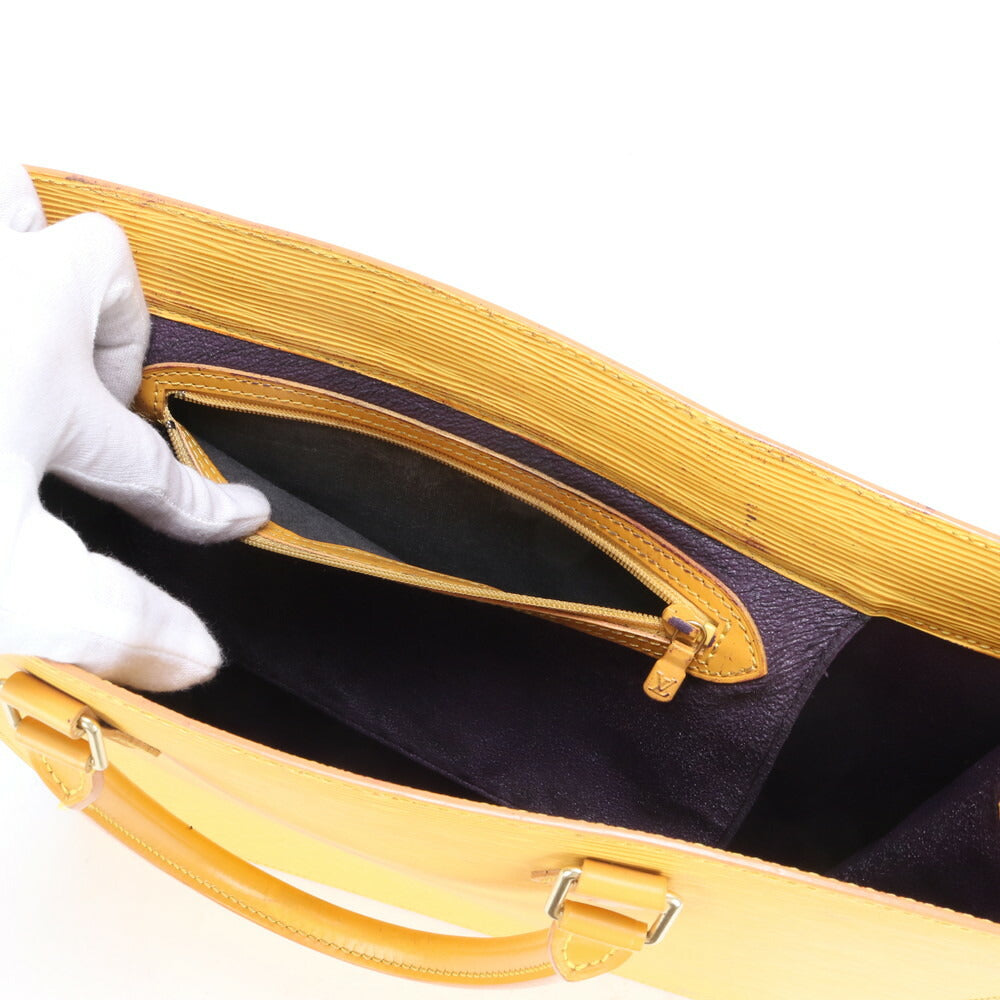 ルイヴィトン エピ サック プラ M52079 レザー トート バッグ 肩掛け ショルダー ハンド A4 レディース EUE BY20-4