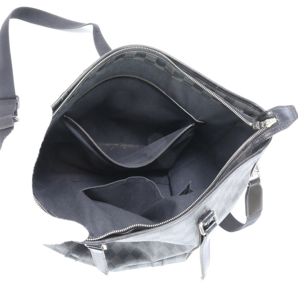 ルイヴィトン ダミエ グラフィット タダオ PM NM N41467 レザー ショルダーバッグ 斜め掛け メッセンジャー A4 メンズ EUE BY20-2