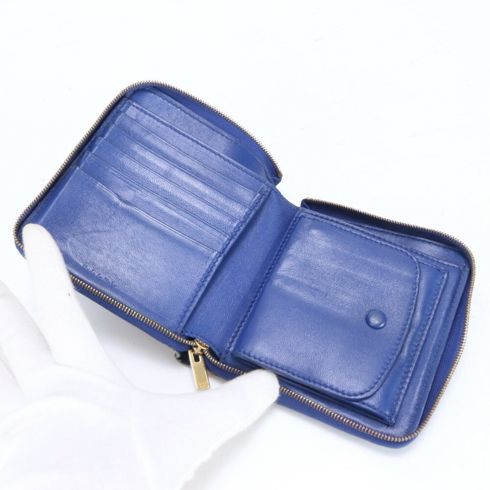 まとめ 4点 セット セリーヌ レザー マカダム 長財布 二つ折り ウォレット ラウンドファスナー RRM BY15-5