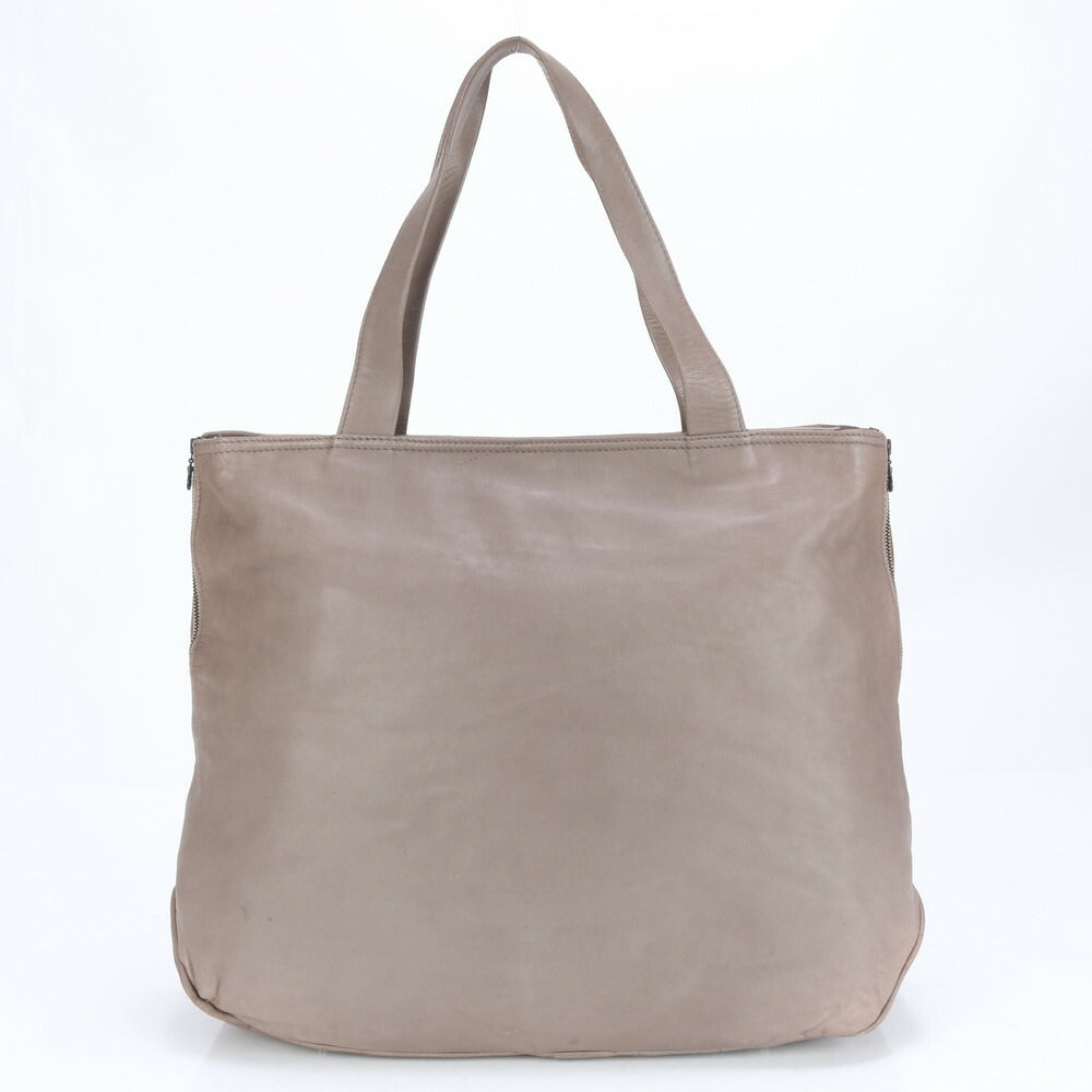 Mariana Mendez マリアナメンデス レザー トート バッグ 肩掛け ショルダー ハンド A4 グレージュ レディース EEE BZ6-4