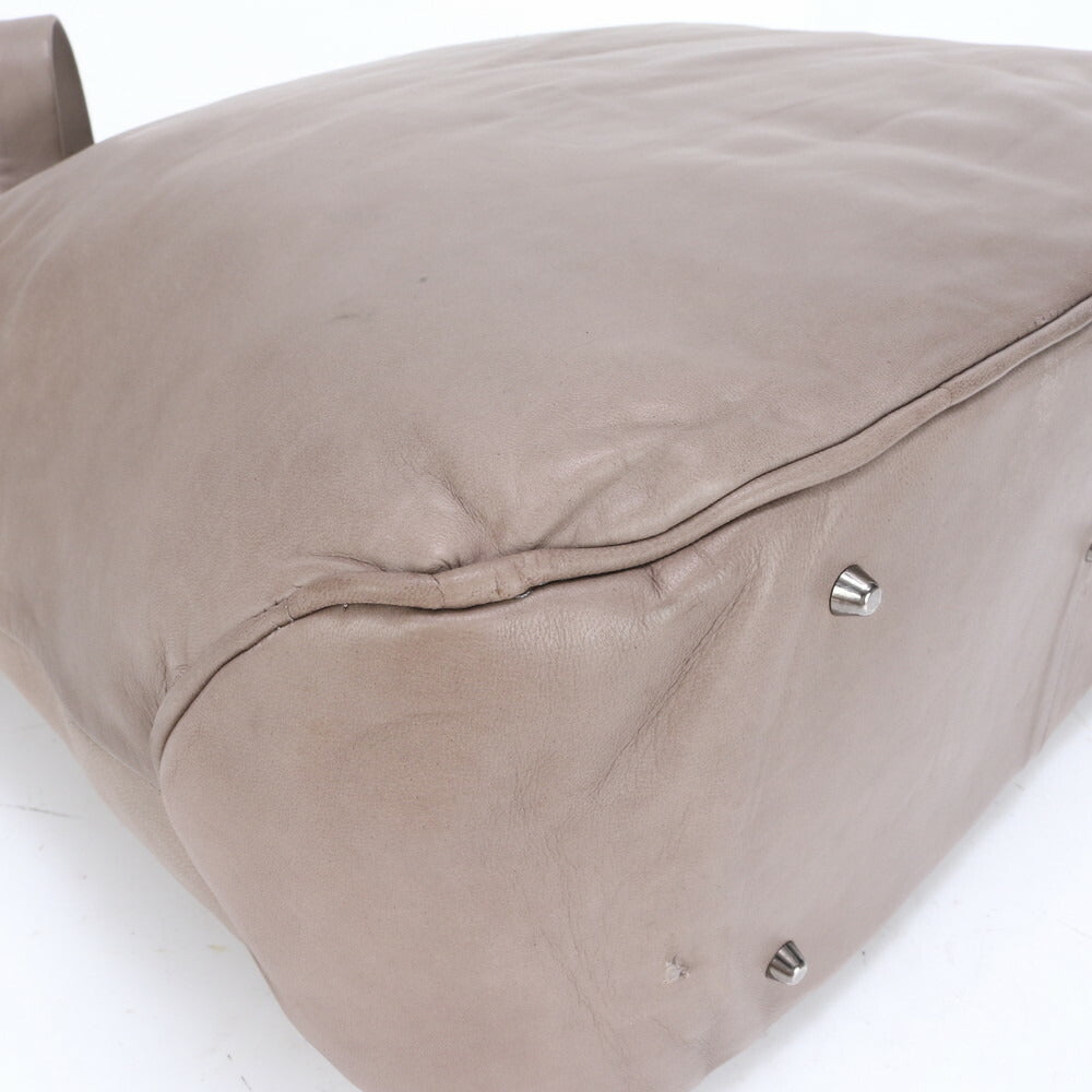 Mariana Mendez マリアナメンデス レザー トート バッグ 肩掛け ショルダー ハンド A4 グレージュ レディース EEE BZ6-4