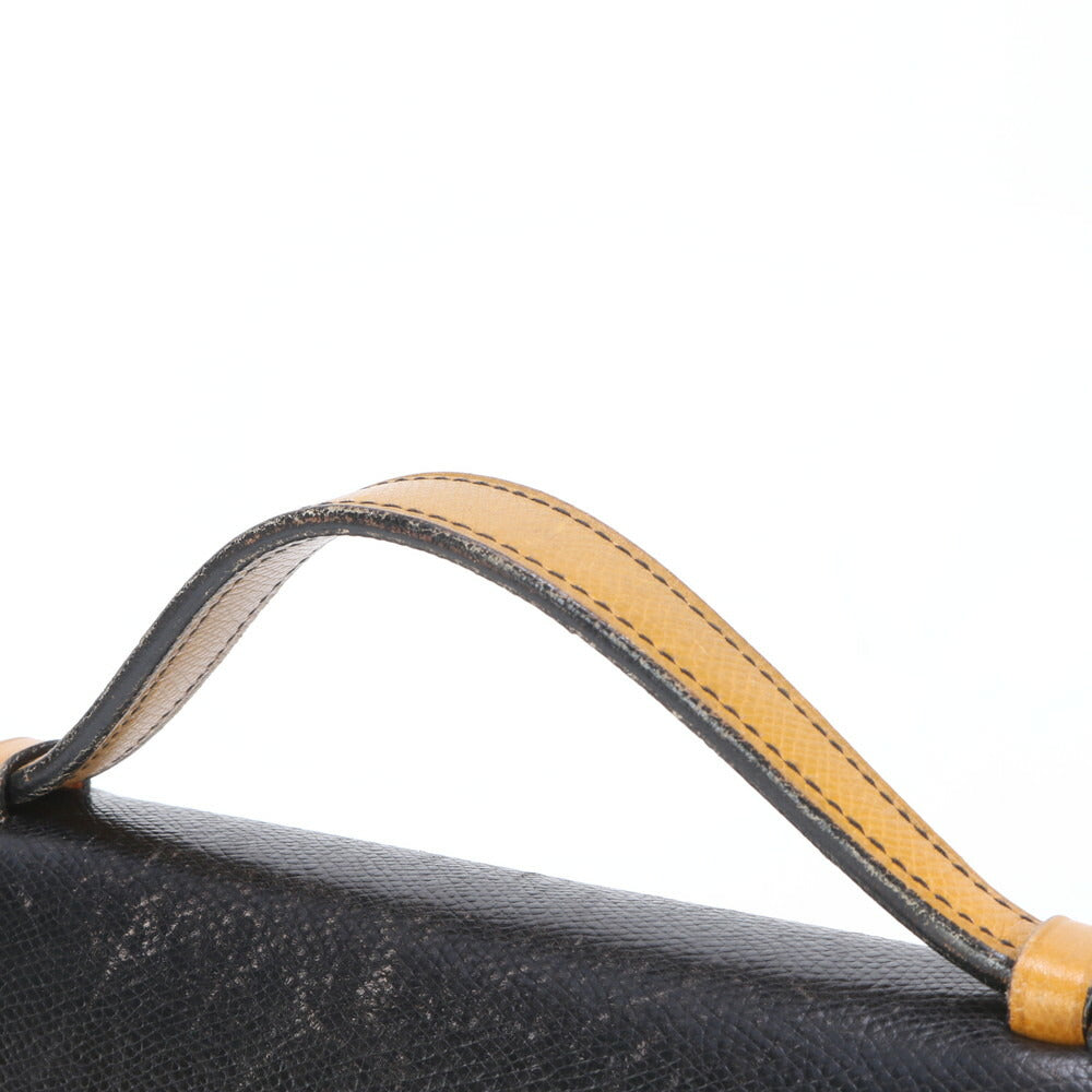 モラビト レザー トート バッグ 肩掛け ショルダー ハンド ブラック 黒 ゴールド 金具 レディース EEE BZ5-8