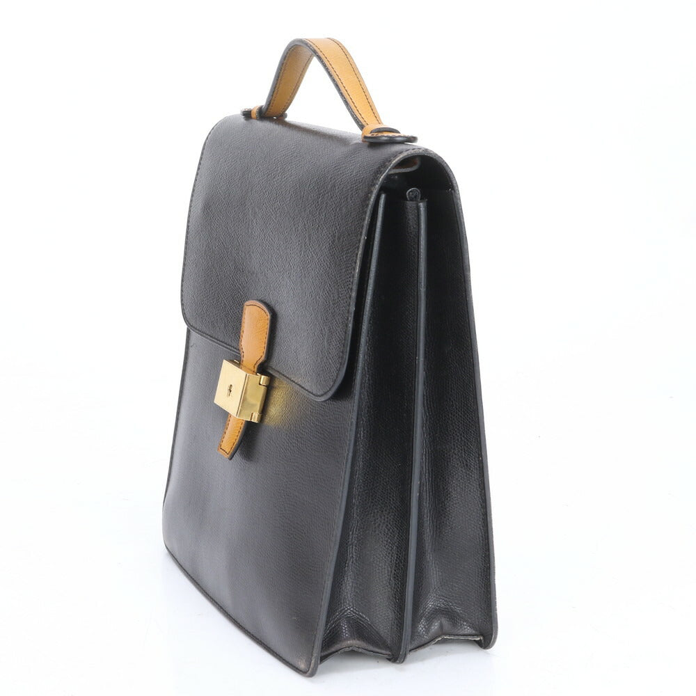 モラビト レザー トート バッグ 肩掛け ショルダー ハンド ブラック 黒 ゴールド 金具 レディース EEE BZ5-8