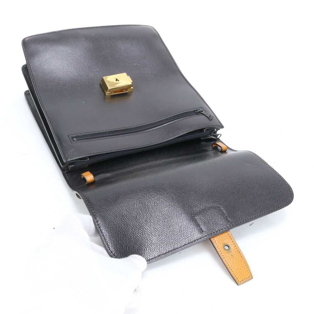 モラビト レザー トート バッグ 肩掛け ショルダー ハンド ブラック 黒 ゴールド 金具 レディース EEE BZ5-8