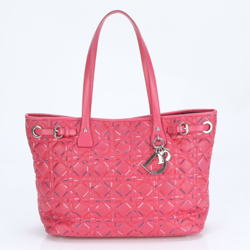 クリスチャンディオール カナージュ パナレア レザー トート バッグ 肩掛け ショルダー ハンド A4 レディース ECE CA15-8