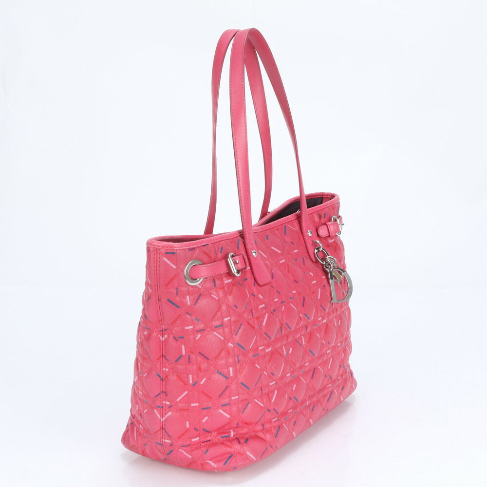 クリスチャンディオール カナージュ パナレア レザー トート バッグ 肩掛け ショルダー ハンド A4 レディース ECE CA15-8