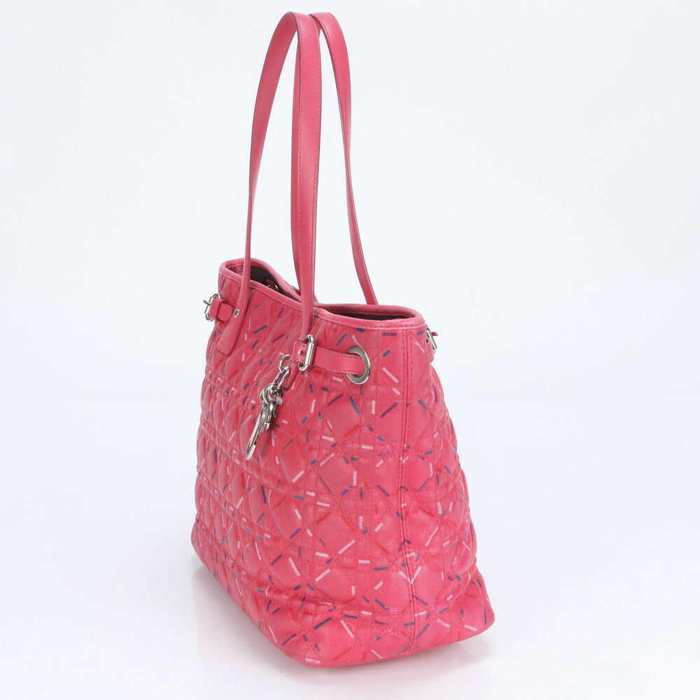 クリスチャンディオール カナージュ パナレア レザー トート バッグ 肩掛け ショルダー ハンド A4 レディース ECE CA15-8