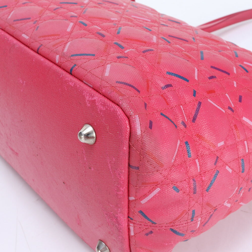 クリスチャンディオール カナージュ パナレア レザー トート バッグ 肩掛け ショルダー ハンド A4 レディース ECE CA15-8