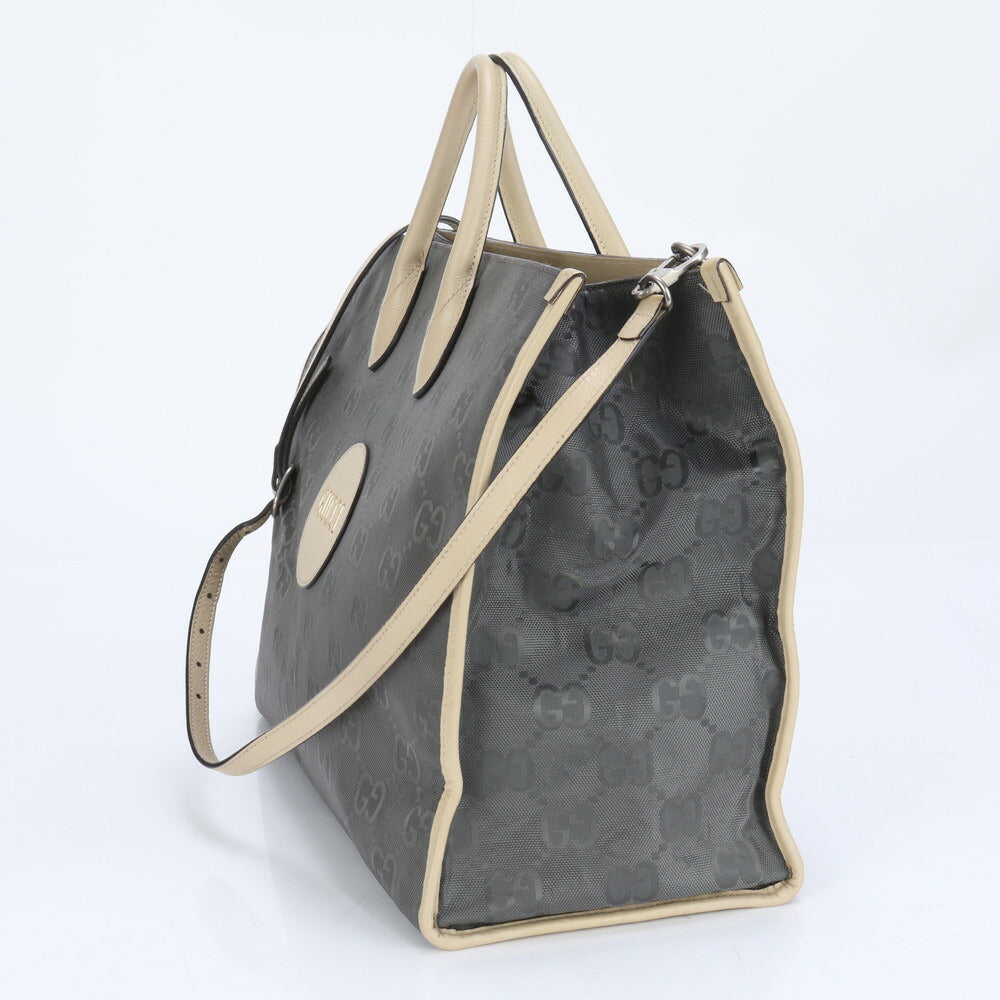 美品 グッチ オフザグリッド レザー 2WAY トート バッグ 肩掛け ショルダー ビジネス 通勤 書類鞄 A4 630353 メンズ EEE CA2-10