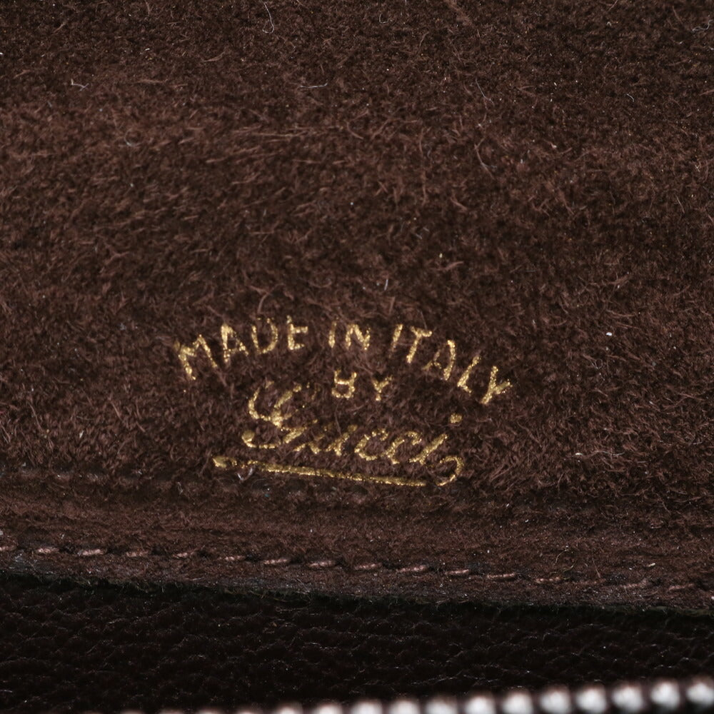 美品 ヴィンテージ グッチ リザード レザー ショルダーバッグ 肩掛け トート ハンド 本革 ブラウン 茶色 レディース MUM CA19-3