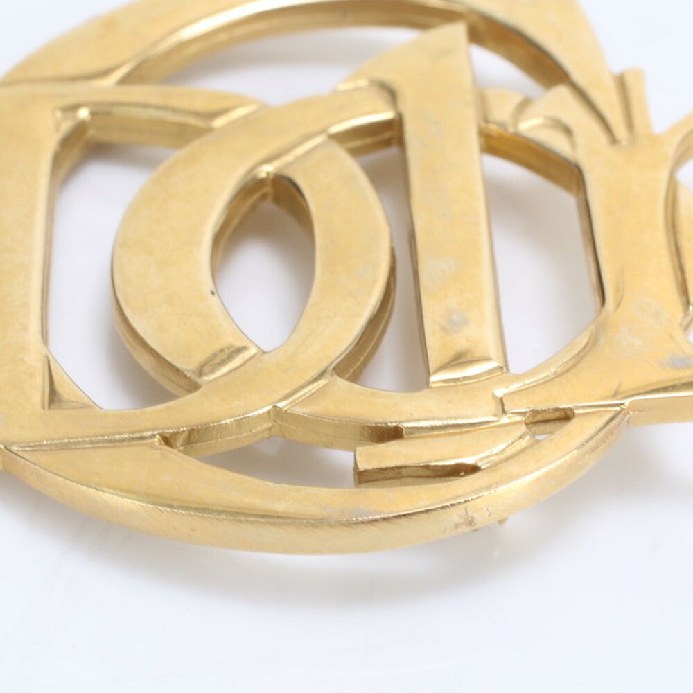 美品 クリスチャンディオール ロゴ ピンブローチ ピンバッチ ゴールド アクセサリー コサージュ レディース RRE CG23-1