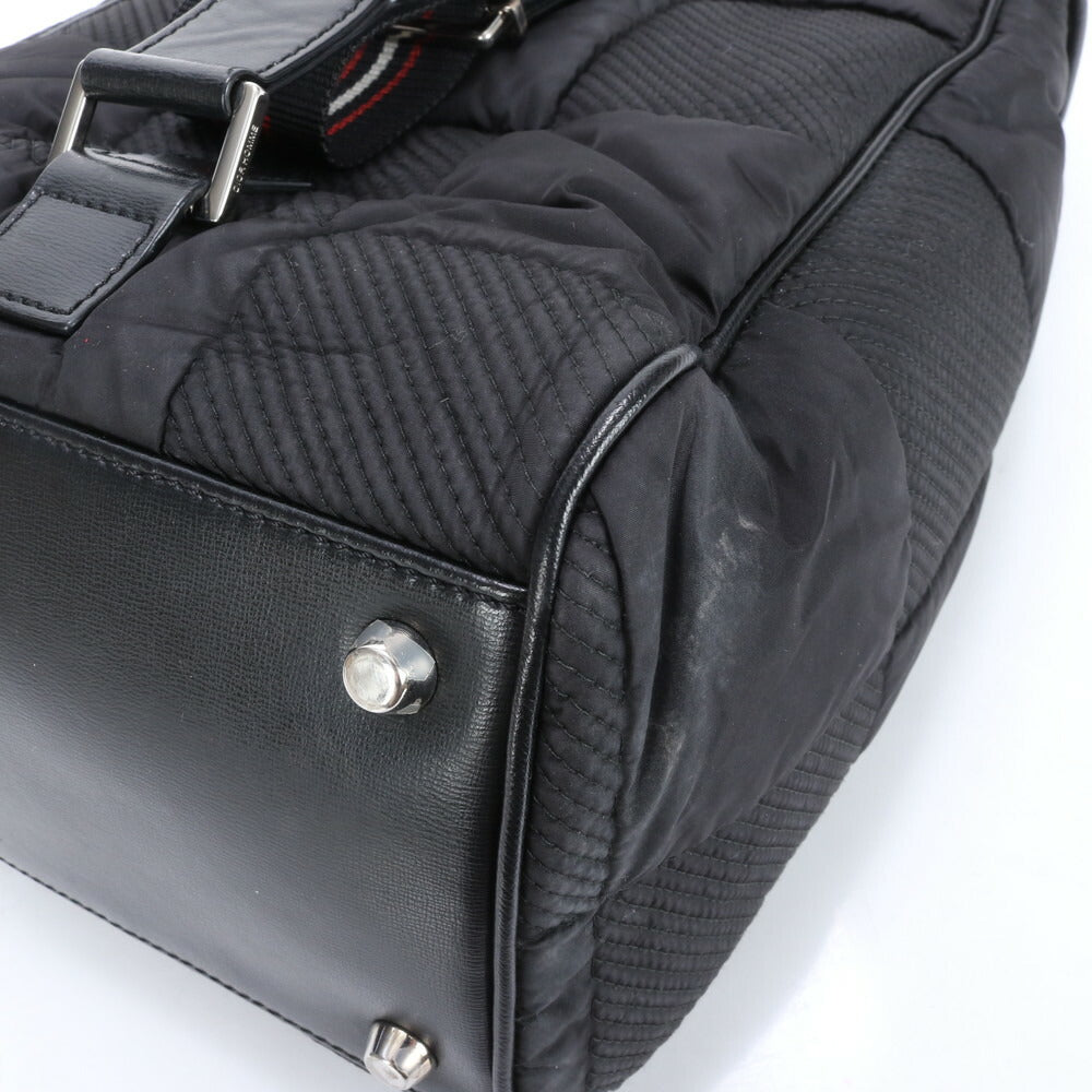 極美品 ディオール オム レザー ナイロン ボディバッグ 斜め掛け ボディ ウエストポーチ ショルダー ブラック メンズ RRM CC23-8