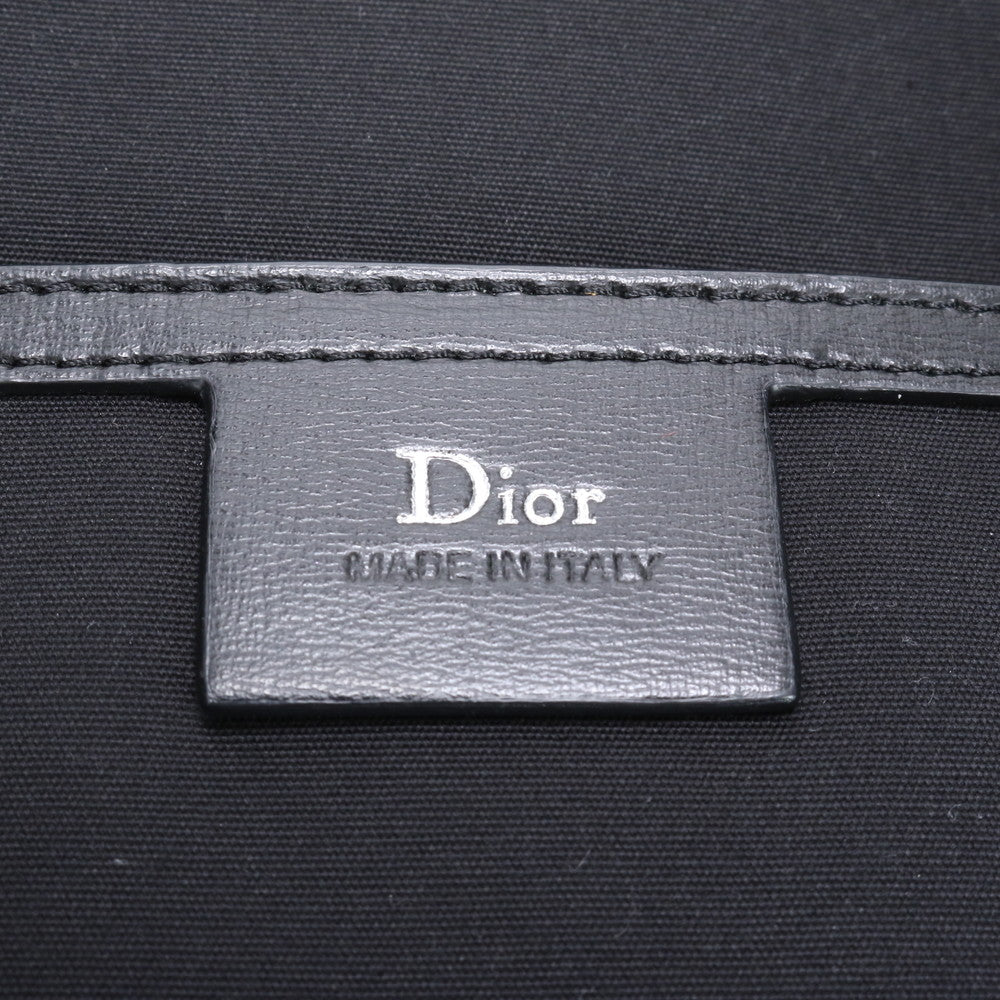 極美品 ディオール オム レザー ナイロン ボディバッグ 斜め掛け ボディ ウエストポーチ ショルダー ブラック メンズ RRM CC23-8