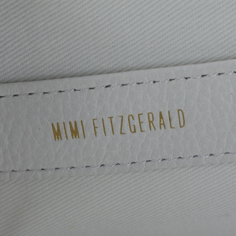 美品 MIMI FITZGERALD ミミ フィッツジェラルド レザー キャンバス セカンドバッグ クラッチ 本革 ブランド A4 メンズ MCM CD9-3