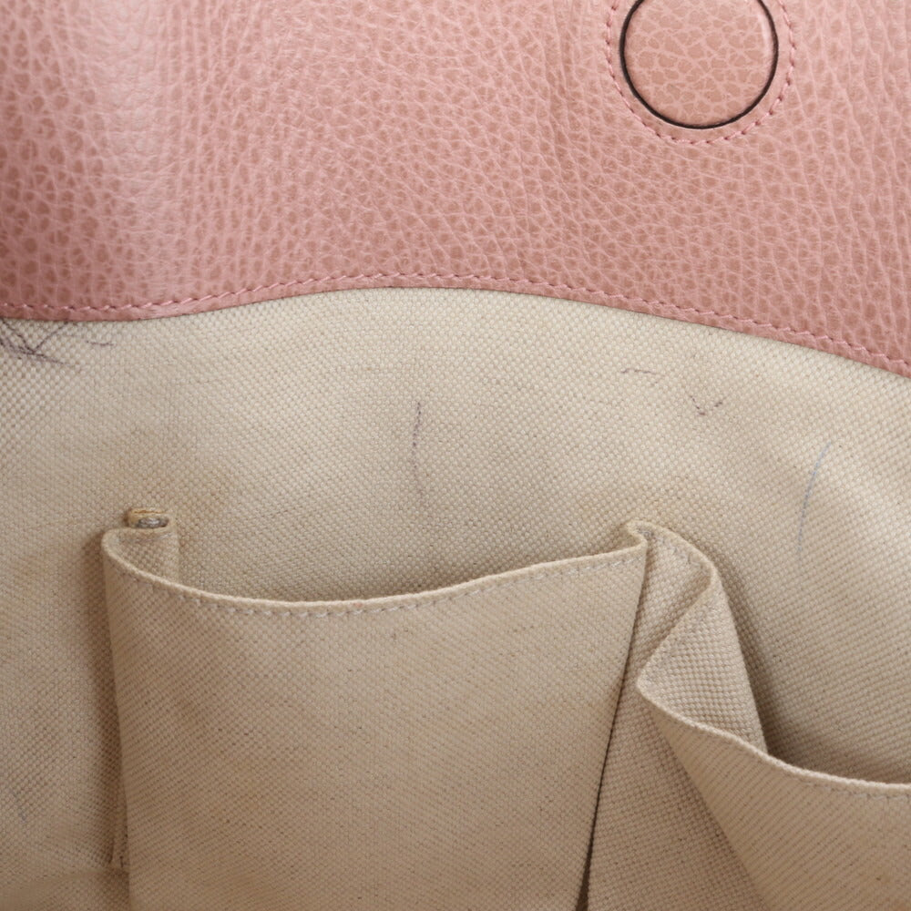 グッチ GG インターロッキングG スウィング トート バッグ レザー 肩掛け ショルダー ハンド A4 ブラウン 354408 レディース ECE CE1-3