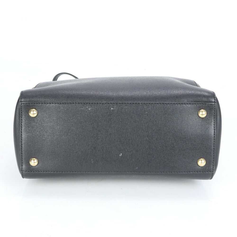 極美品 フェンディ プチ トゥージュール レザー 2WAY ショルダーバッグ 斜め掛け クロスボディ ハンド 8BH253 レディース ECE CE8-1