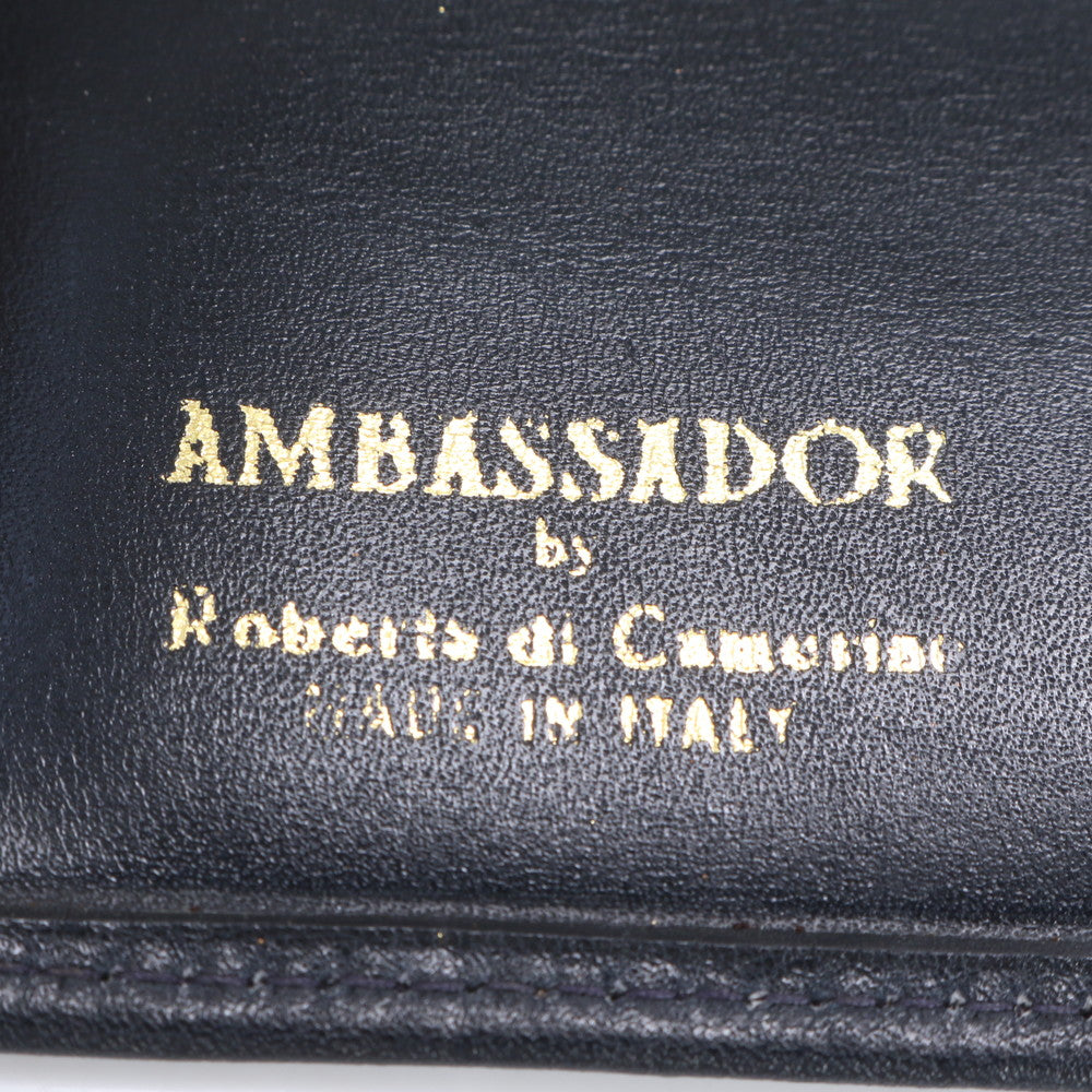 ロベルタ ディ カメリーノ レザー 三つ折り 財布 がま口 二つ折り コンパクト ウォレット ラウンドファスナー レディース RUE CF6-8