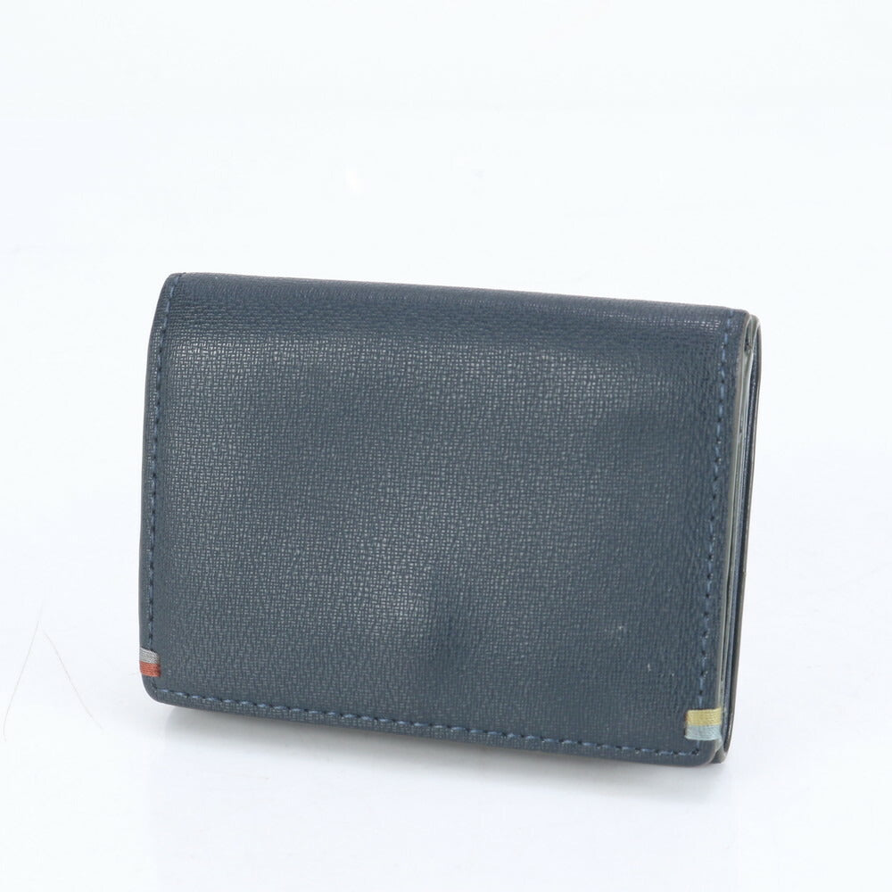 美品 ポールスミス レザー 三つ折り 財布 三つ折り コンパクト ウォレット ラウンドファスナー 長財布 二つ折り レディース RRE CI4-8