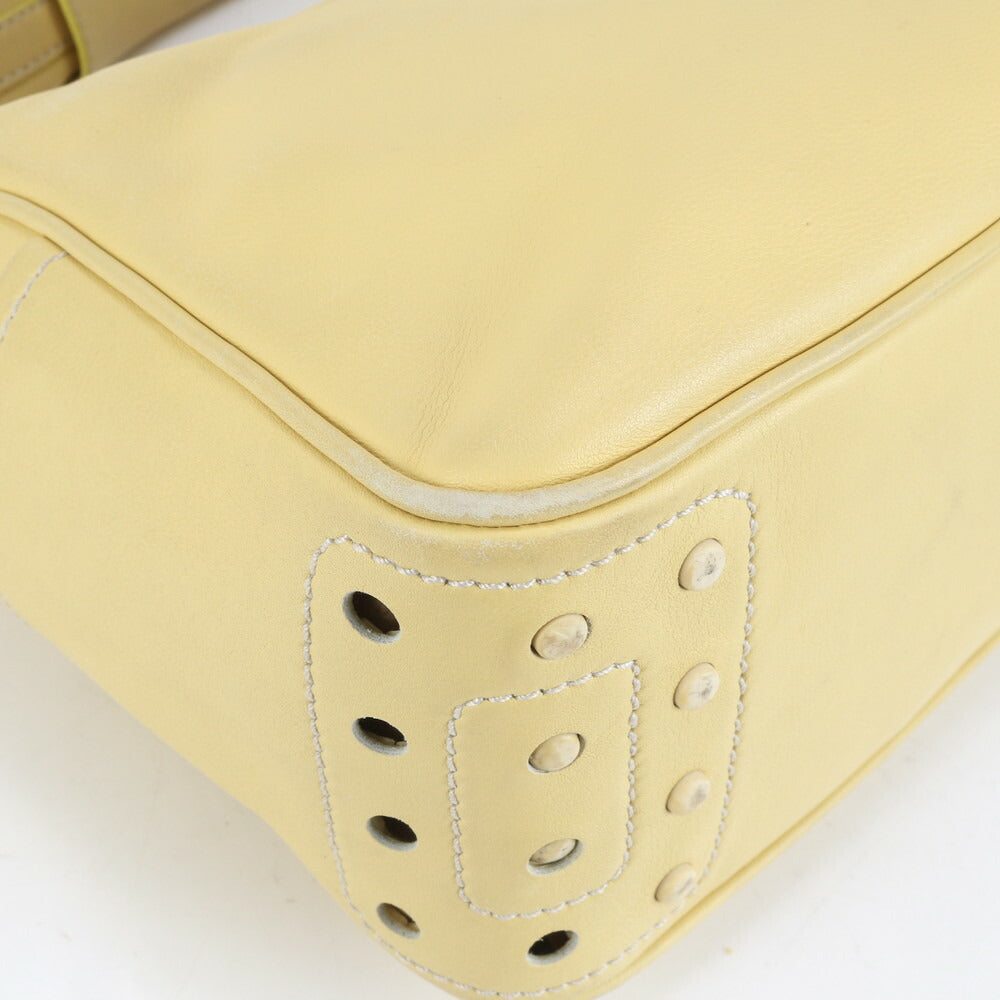 トッズ レザー ショルダーバッグ 肩掛け ワンショルダー トート ハンド シルバー 金具 レディース RRE CH18-10